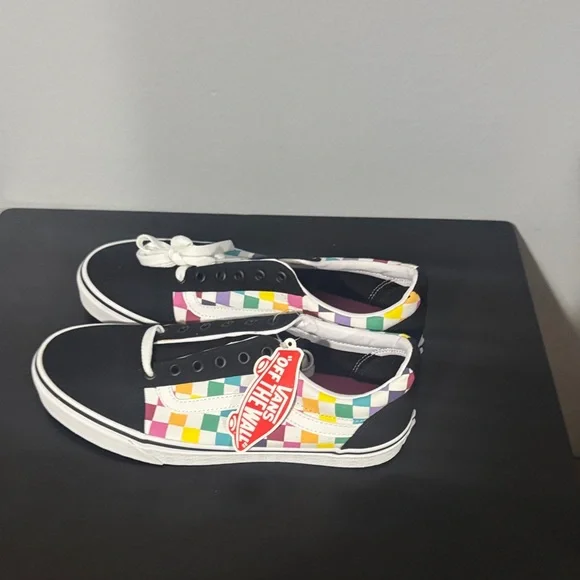Vans Colorful Checkered Sneakers - Picture 3 of 6